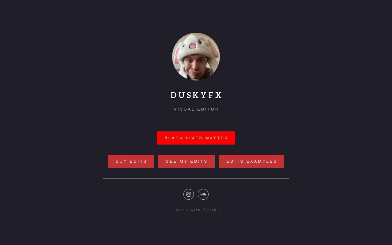 Carrd profile picture for @dusky